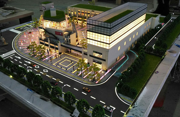 武漢新洲上坤綠城商業(yè)模型